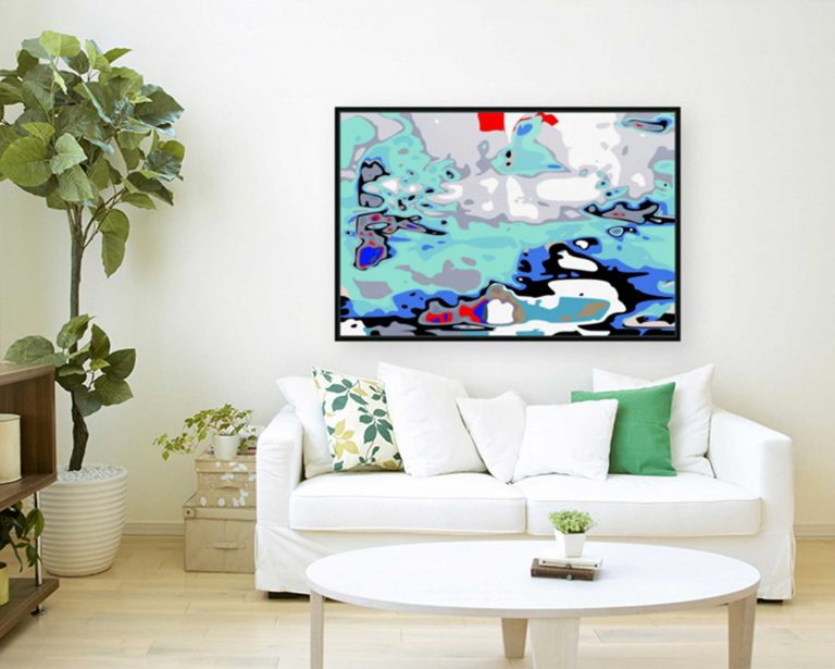 On A Clear Day. In Situ. Digital Painting – Archival Giclée Print in Various Sizes